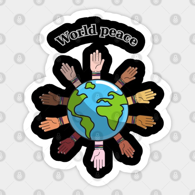 World Peace Sticker by B&C Fashion